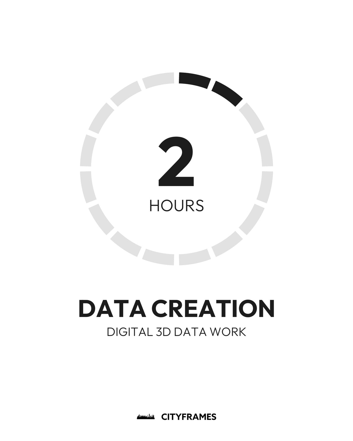 Digital 3D Data Work: data creation, 2 hours - CITYFRAMES
