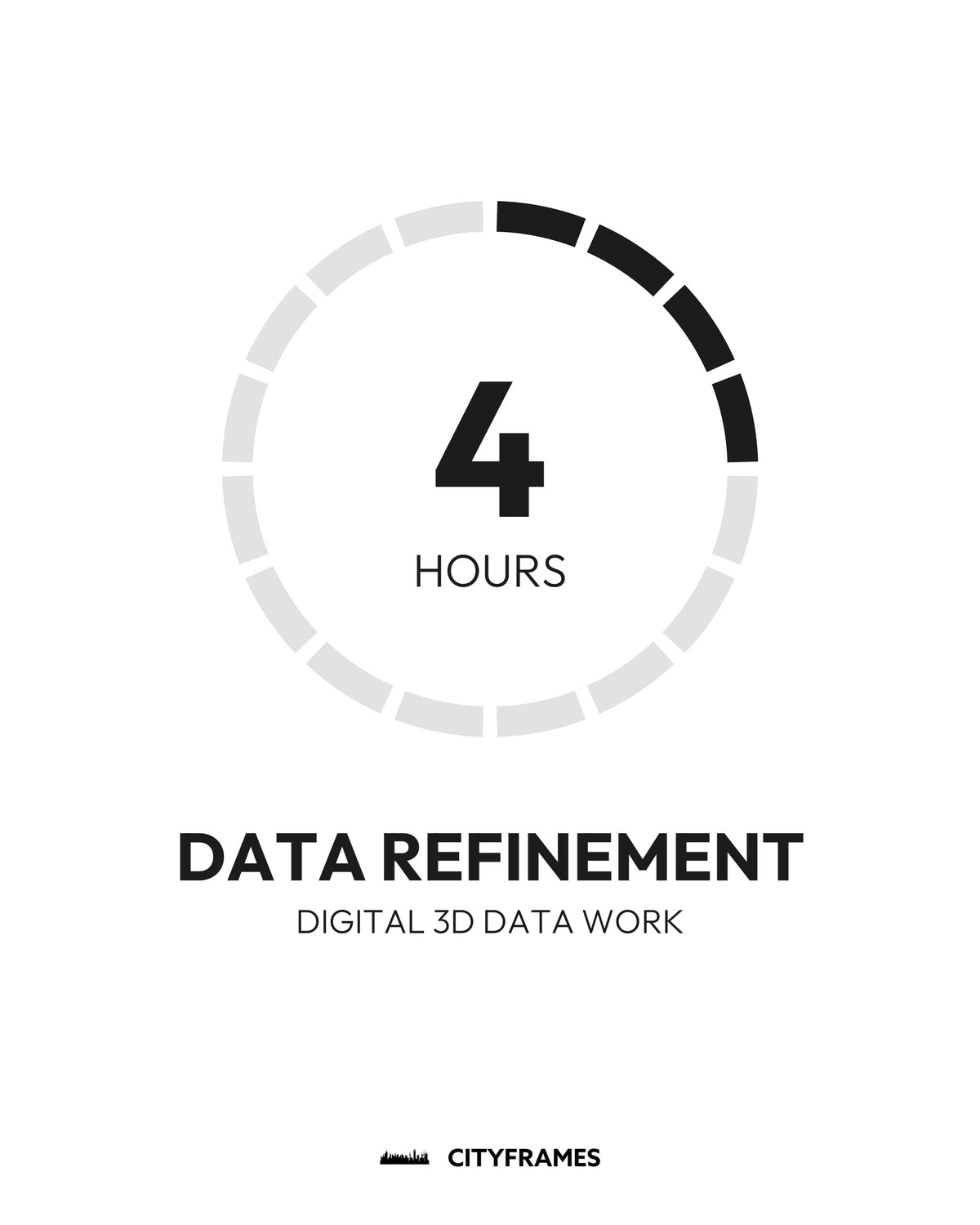 Digital 3D Data Work: data refinement, 4 hours - CITYFRAMES