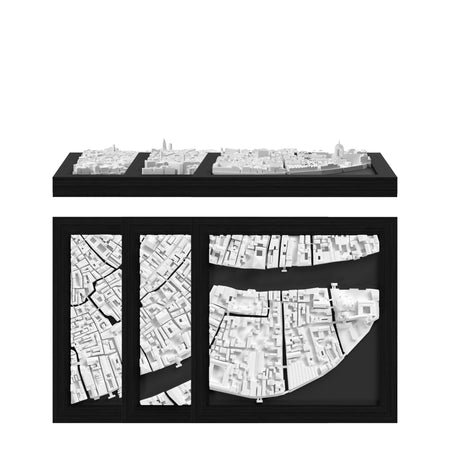 Venice Trio: Venice - St. Mark, Venice - Rialto Bridge, Venice - Basilica CUBE 3D city models - CITYFRAMES
