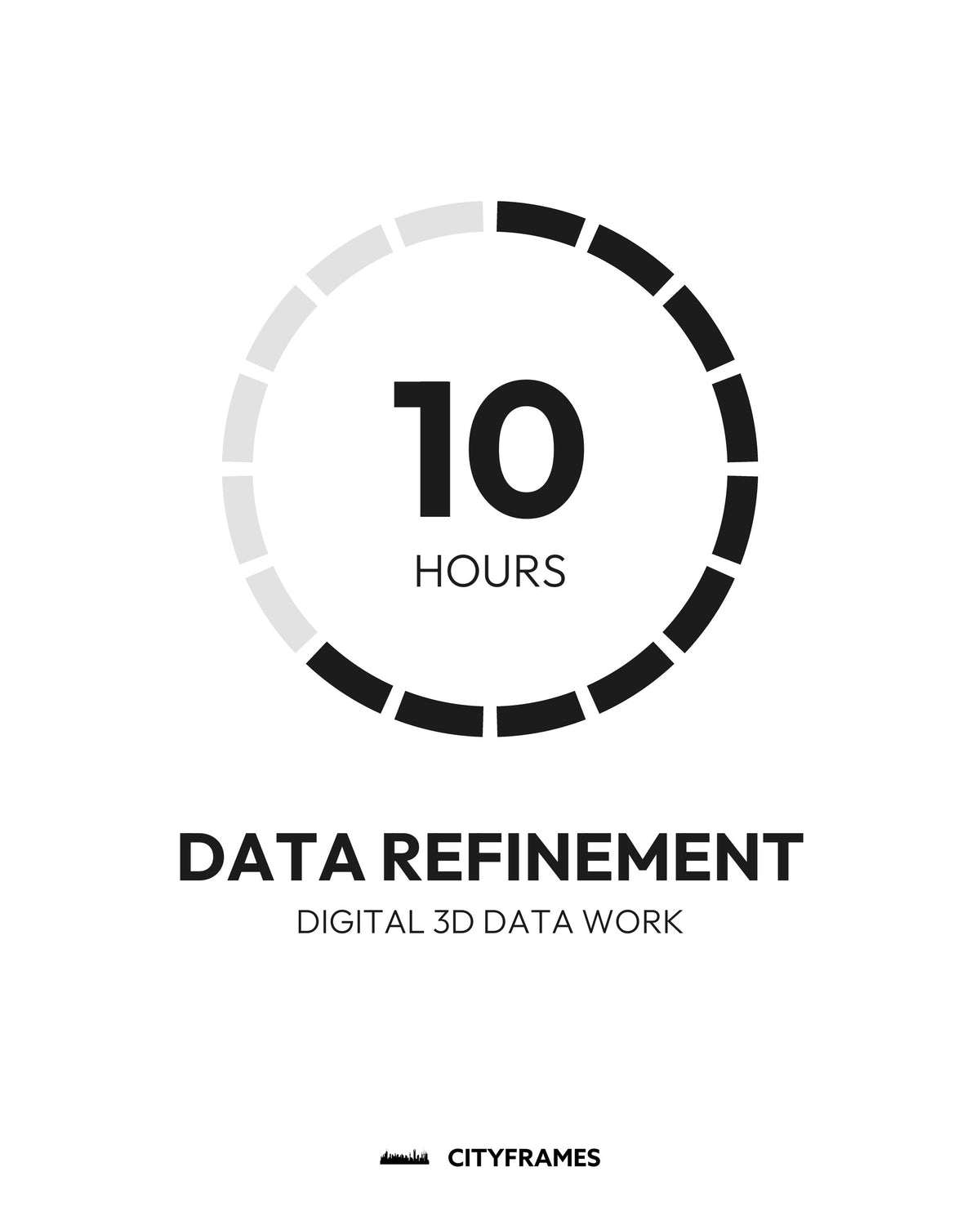 Digital 3D Data Work: data refinement, 10 hours - CITYFRAMES