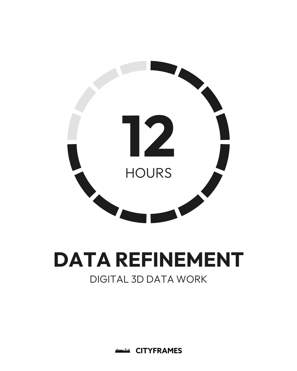 Digital 3D Data Work: data refinement, 12 hours - CITYFRAMES